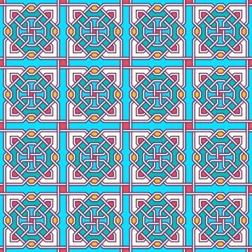 Tangled Modern Pattern Stock Illustration