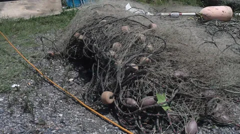 Tangled Net Stock Footage 30388362