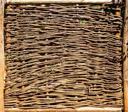 Tangled twigs as texture Stock Photos