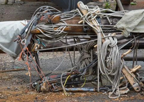 Tangled work Stock Photos