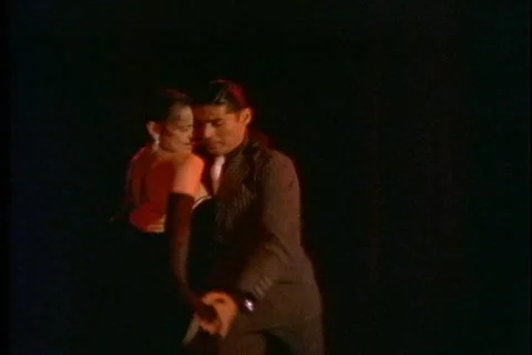 Tango, couple dancing, Buenos Aires, Argentina Stock Footage 867392