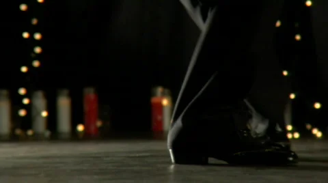 Tango feet man 2 Stock-Footage 729502