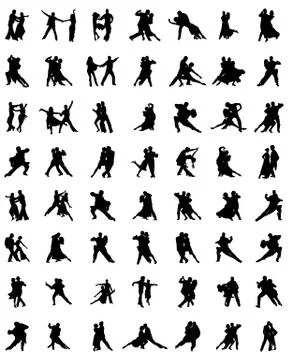 Tango players Stock Illustration