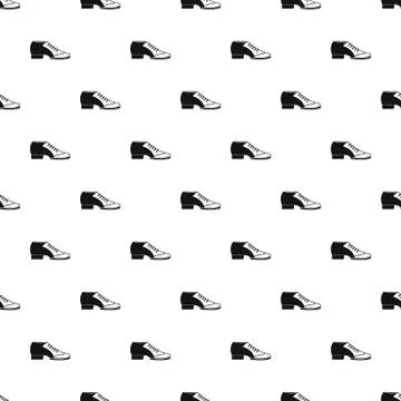 Tango shoe pattern vector 스톡 일러스트