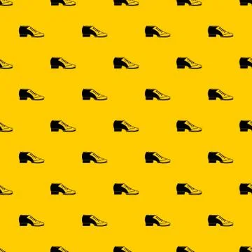 Tango shoe pattern vector Stock Illustration