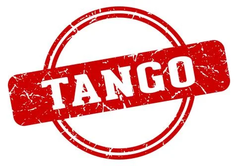 Tango stamp Stock Illustration