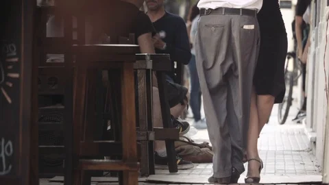 Tango street performance, Buenos Aires 動画素材 115805044