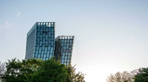 Tango tower in the evening hyperlapse, tracking shot, timelapse Video stock 50066955