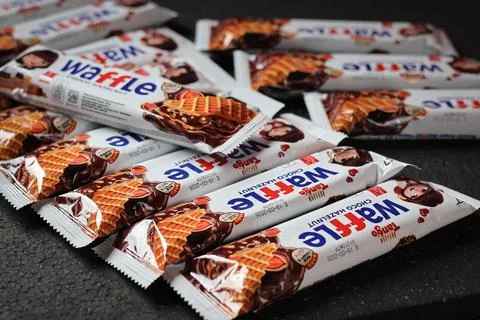 Tango waffle choco hazelnut chocolate Stock Photos