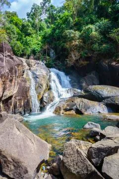 TanhLinh Waterfall Stock Photos