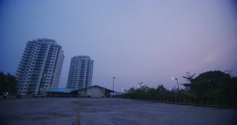 Tanjong Lobang Beach During Evening Time in Miri, East Malaysia Stock Footage 148602293