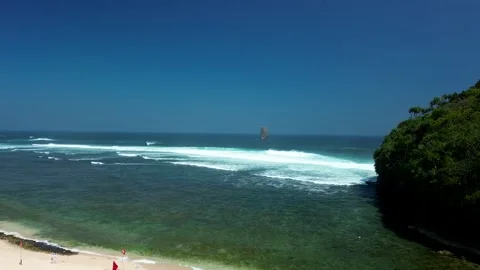 Tanjung Penyu Beach Pristine Ocean Horizon August 5 2026 Stock-Footage 342580956