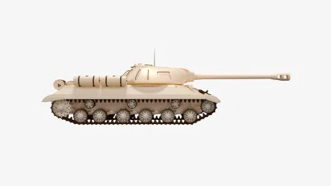Tank 3D Stock Illustration