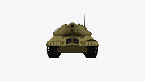 Tank 3D Stock Illustration