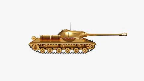 Tank 3D Stock Illustration