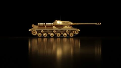 Tank 3D Illustrazione stock