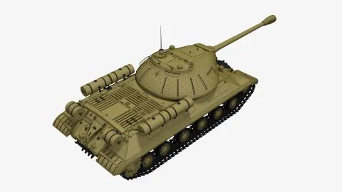 Tank 3D Stock Illustration