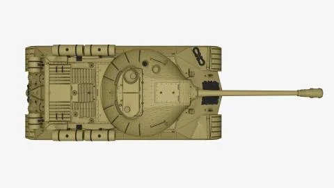 Tank 3D Stock Illustration
