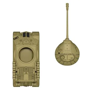 Tank 3D Illustrazione stock