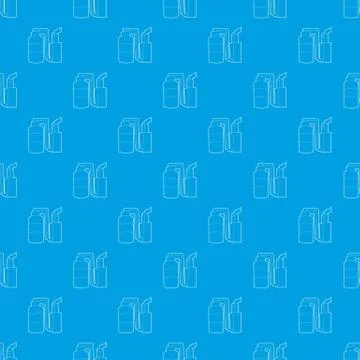 Tank and pipe pattern seamless blue Stock Illustration