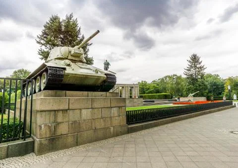 Tank in Berlin Stock Photos