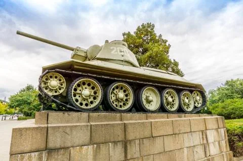 Tank in Berlin Stock Photos