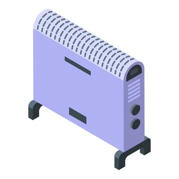 Tank convector icon isometric vector. Room radiator Illustrazione stock