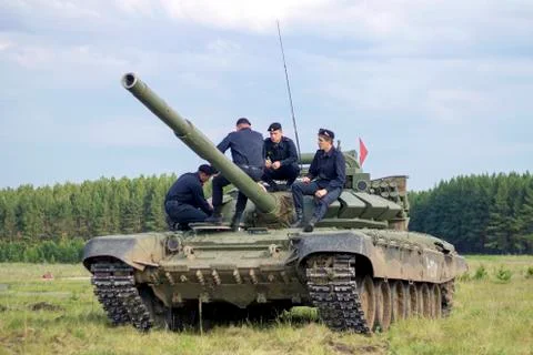 Tank crew Stock Photos