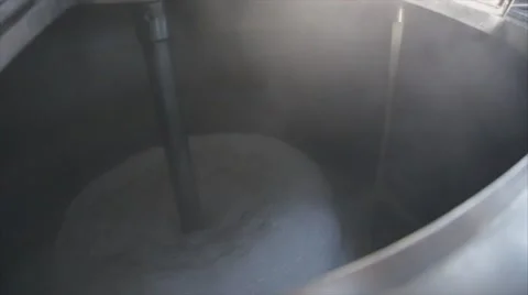 Tank filled with beer wort Stock Footage 62435110