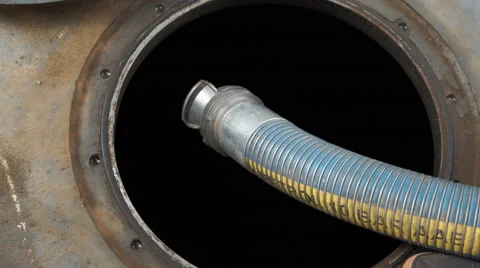 A tank is filled with petrol. Stock Footage 67431691