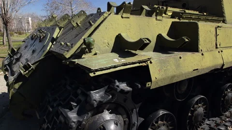 Tank full frame 動画素材 49195005