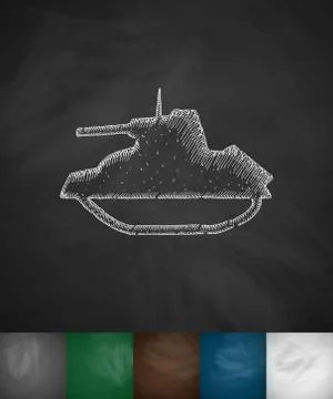 Tank icon Ilustración de archivo