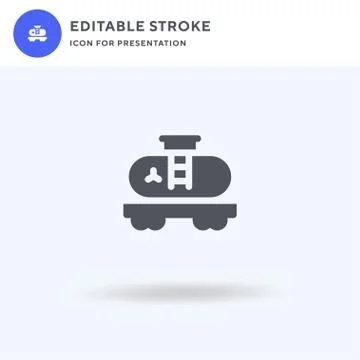 Tank icon vector, filled flat sign, solid pictogram isolated on white, logo i イラスト素材