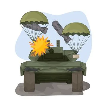 Tank Illustration Illustrazione stock