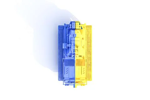 Tank isolated on white background Stock Illustration