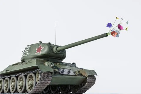 Tank isolated on white background Stock Illustration