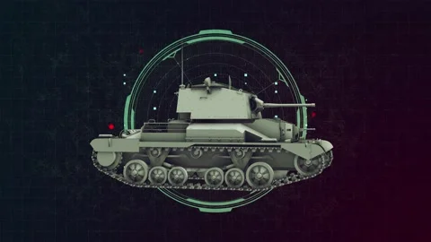 Tank MK2 Grid Video stock 146728712