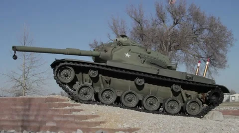 Tank Monument  스톡 동영상 1125189