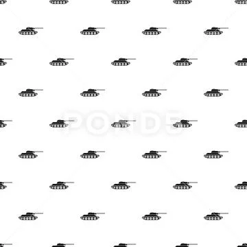 Tank Vector Clip Art Black And White Stock Illustration - Download
