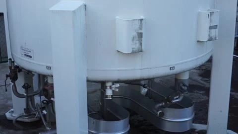 Tank in production and the system is complex Stock Footage 263084418