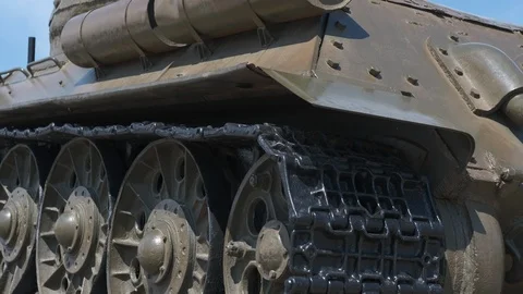 Tank T 34. Video stock 108868340