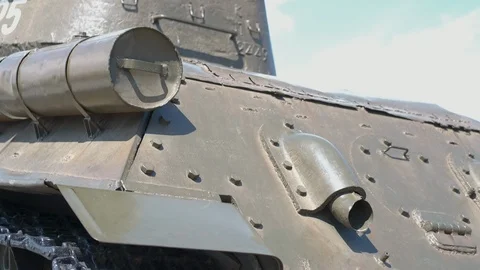 Tank T 34. Video stock 110750766