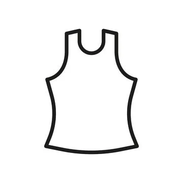 Tank top icon vector design templates simple and modern Stock Illustration