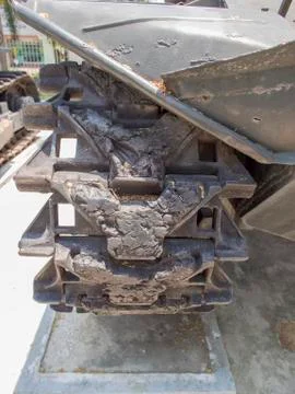 Tank track Stock Photos