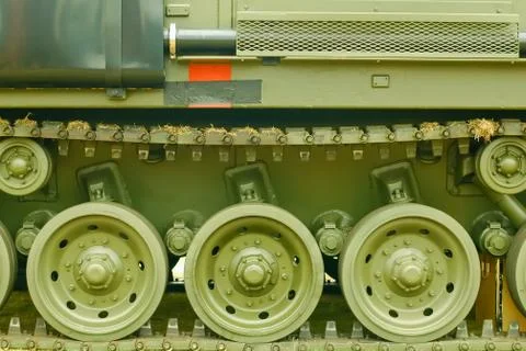 Tank tracks Foto stock