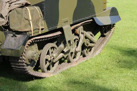 Tank Tracks. Stock Photos