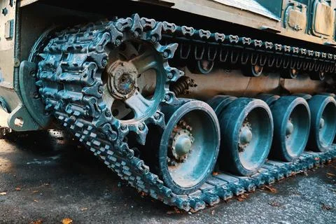 Tank Tracks Stock Photos