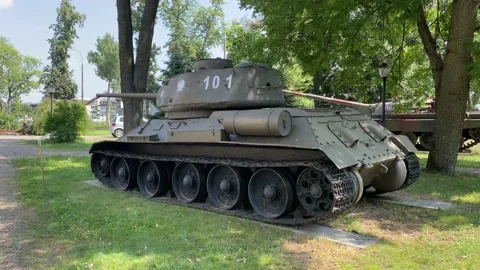 Tank USSR Stock Footage 160720086