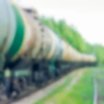 Tank wagons - blurred image 库存照片