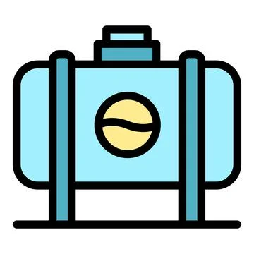 Tank wax icon vector flat 스톡 일러스트